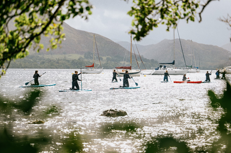 Landscape of Ullswater Lake