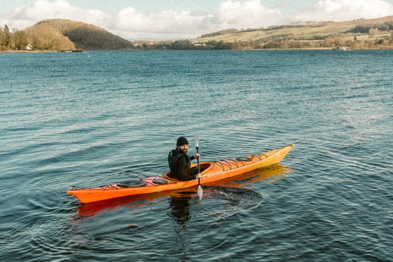 Kayaking at Another Place, The Lake