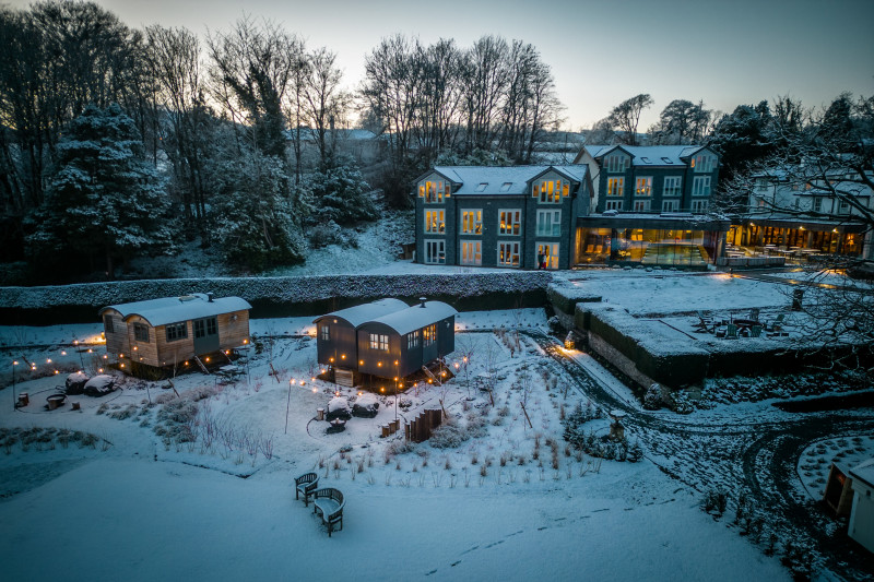 Winter snow at Another Place, The Lake