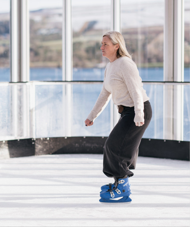 Ice skating at Another Place