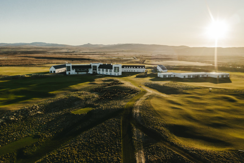 Aerial shot of Another Place, The Machrie