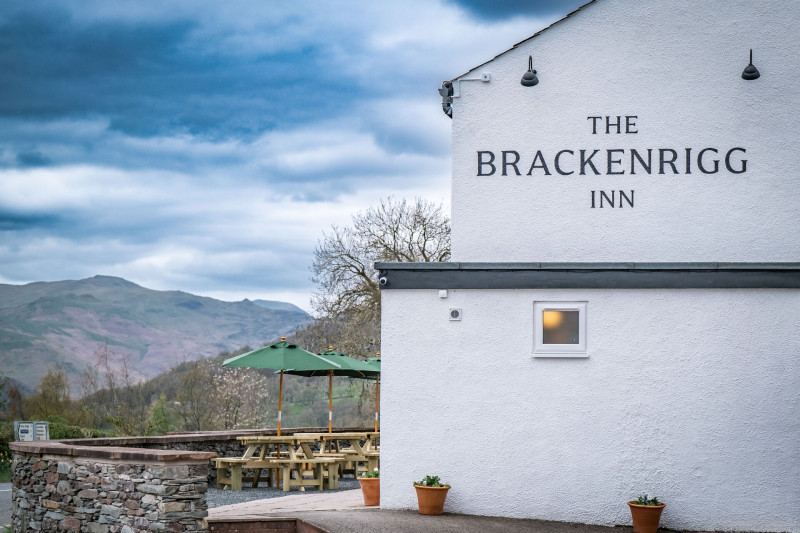 The Brackenrigg Inn from outside