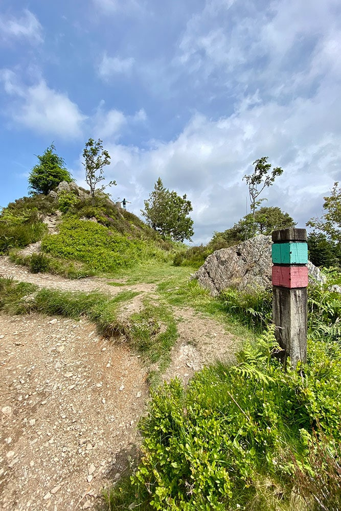 Path to Carron crag