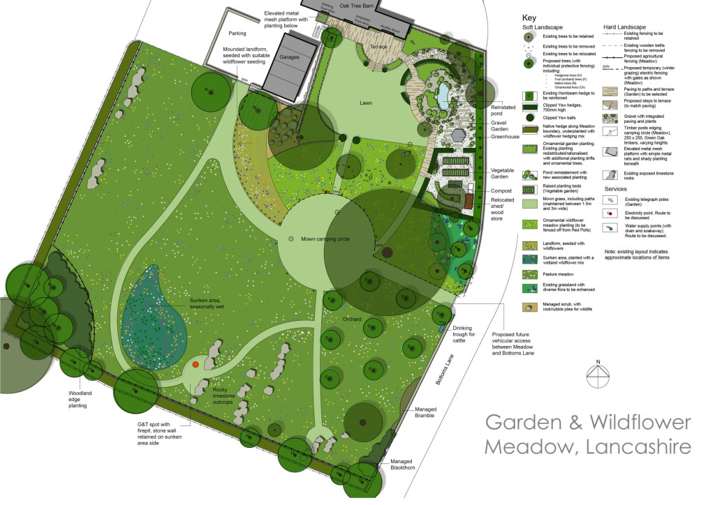 Garden meadow master plan 