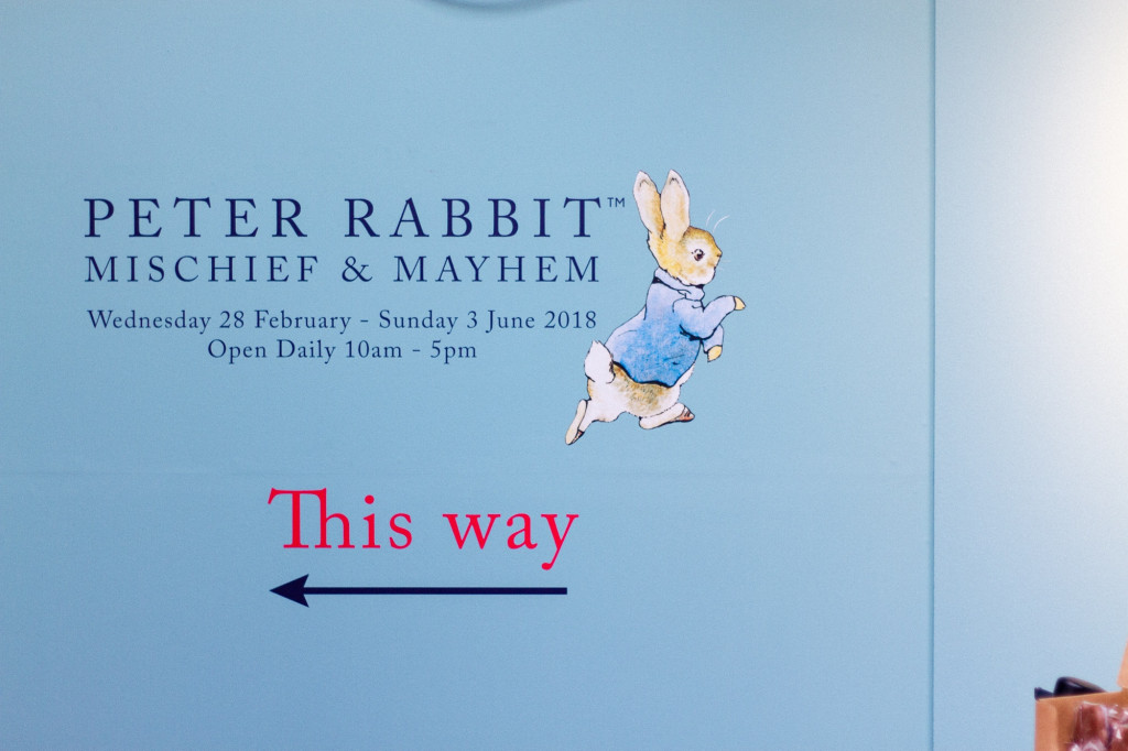 Peter rabbit exhibition Rheged