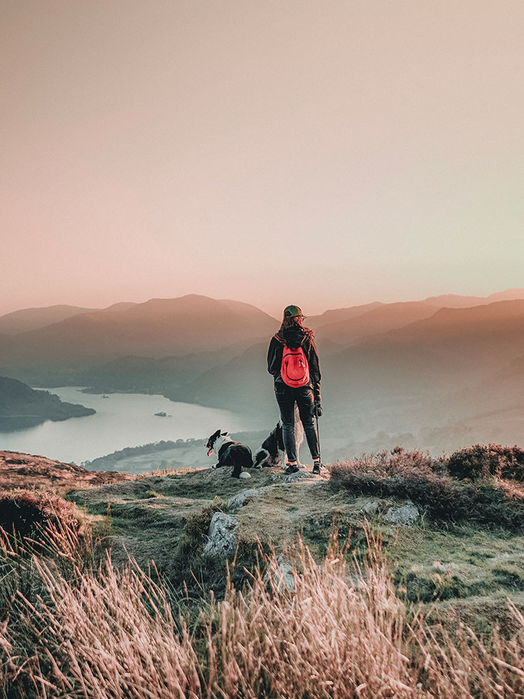 A view over ullswater lake from grow barrow 