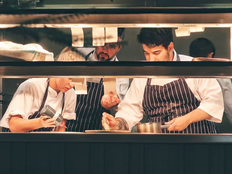 image of people cooking