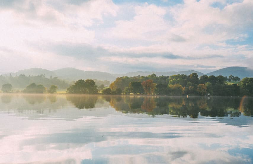 early morning light over ullswater