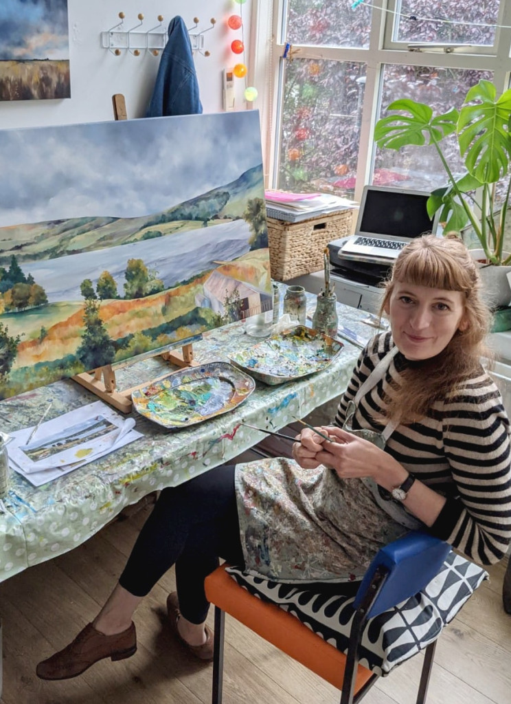 Julia Ogden in studio