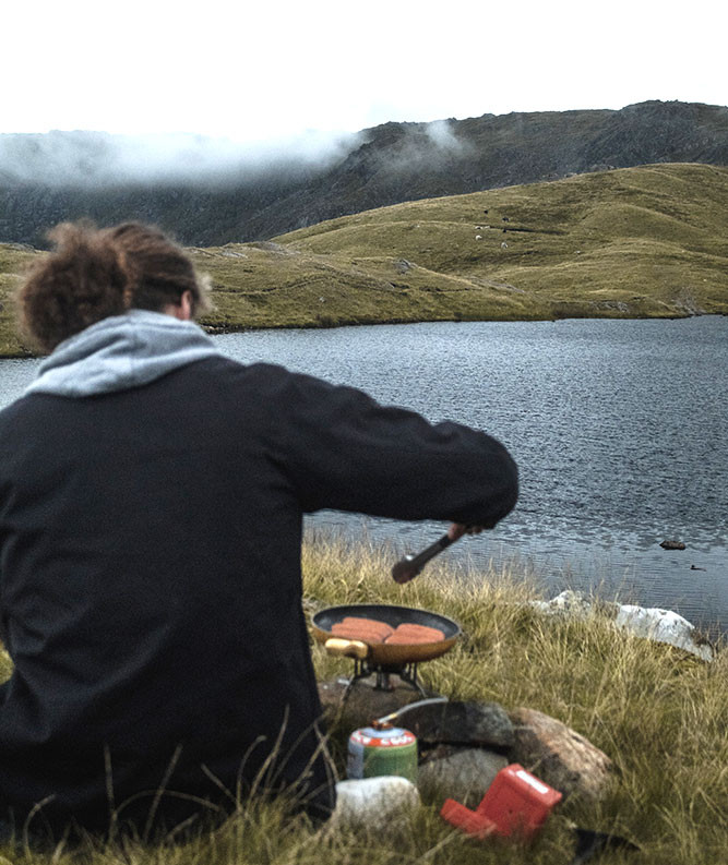 Danny lines food on the go Lake District