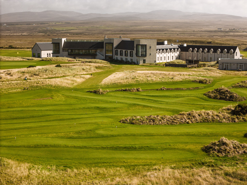 The Hebredies social golf course from above