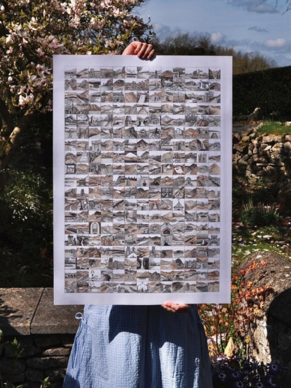 Beth Tidmarsh holds the complete 'Shades of Home'