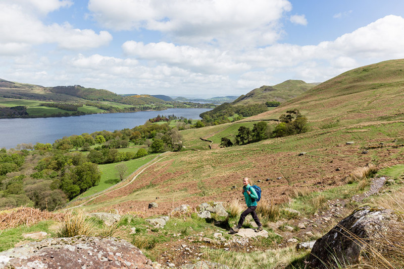 Hiking about Ullswater