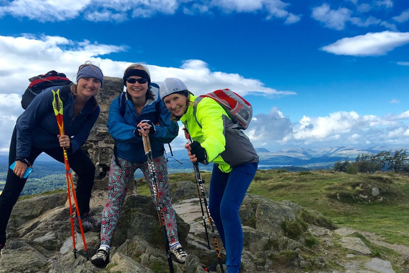 Nordic walking in the lake district