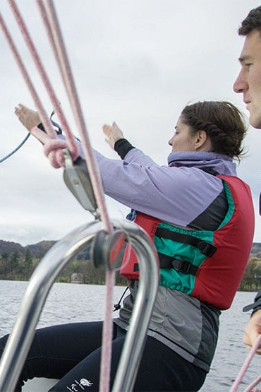 Sailing in the lake district