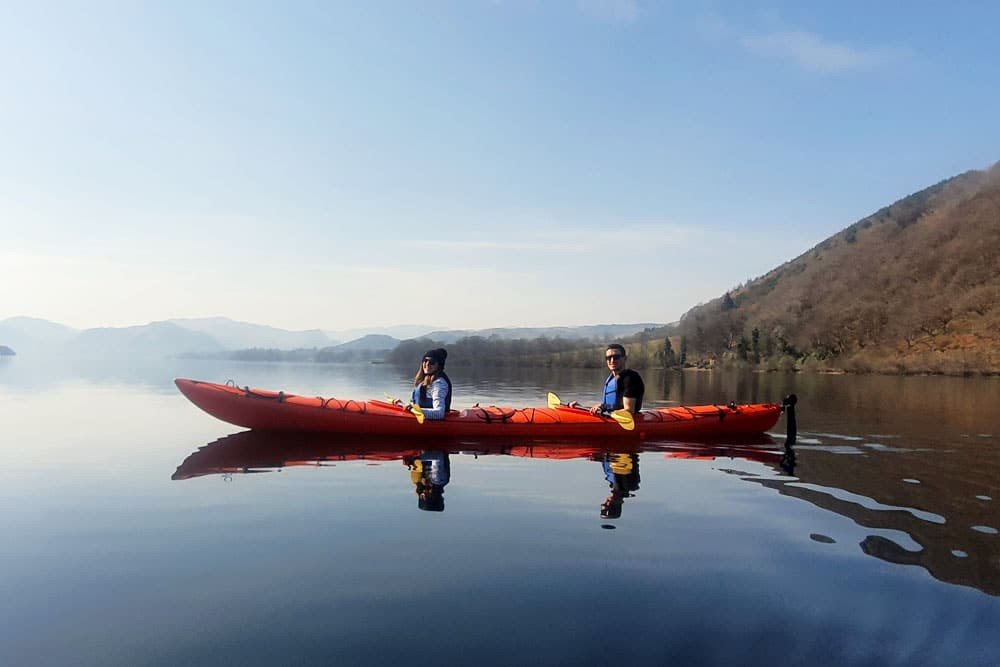 Explore the lake by kayak or canoe