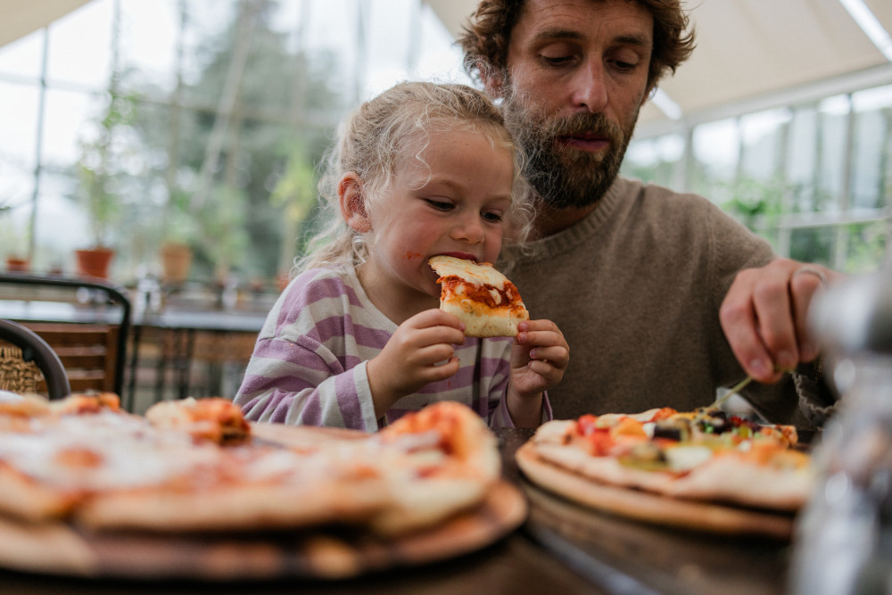 Pizza in the Glasshouse