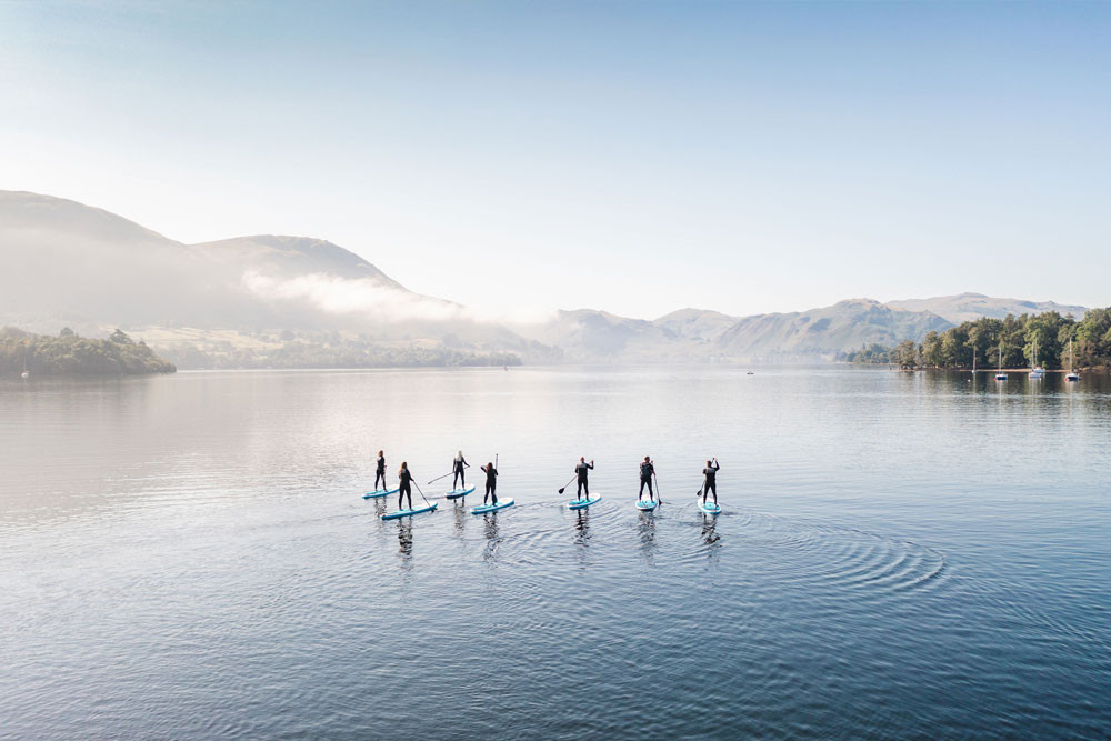 stand up paddle boarding lessons ullswater