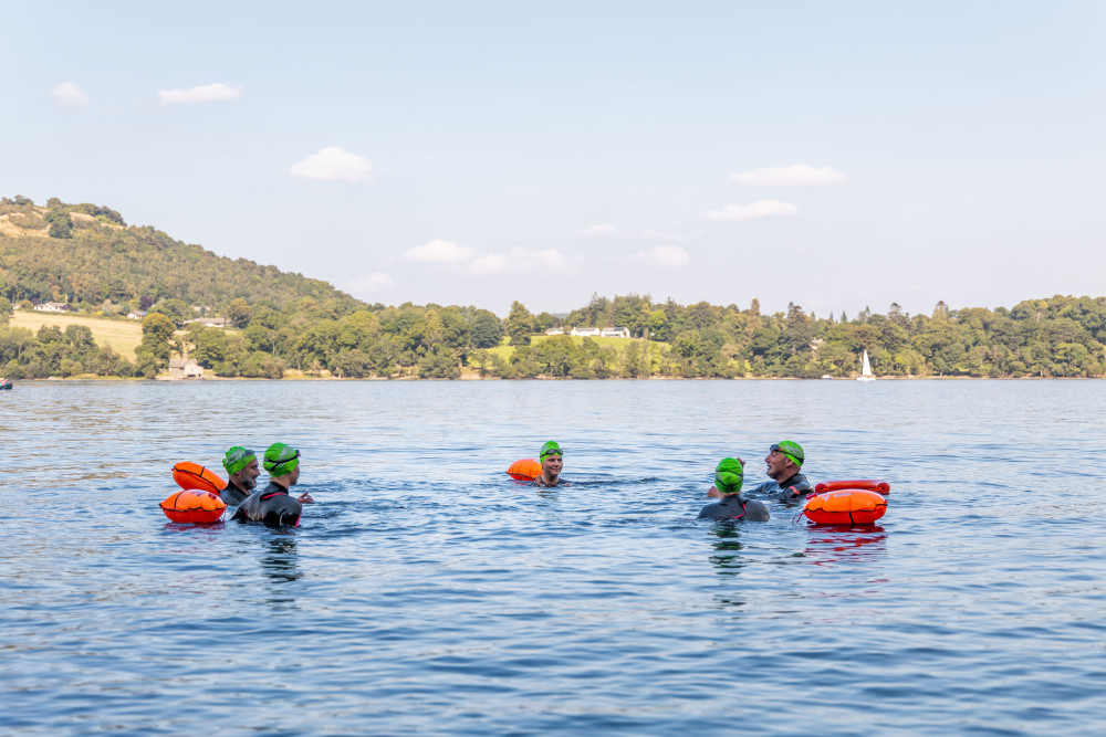 Swimming in the lakes