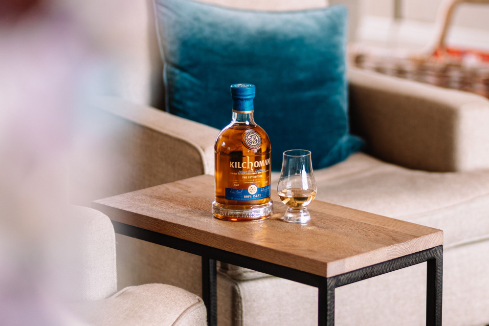 Kilchoman whisky bottle