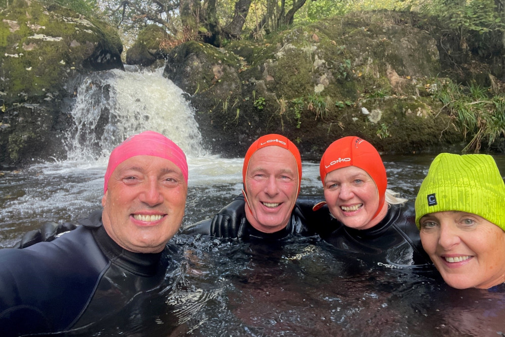 Colin Hill waterfall swim