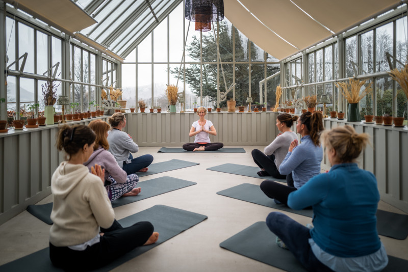 Yoga in The Glasshouse with Julia Poole