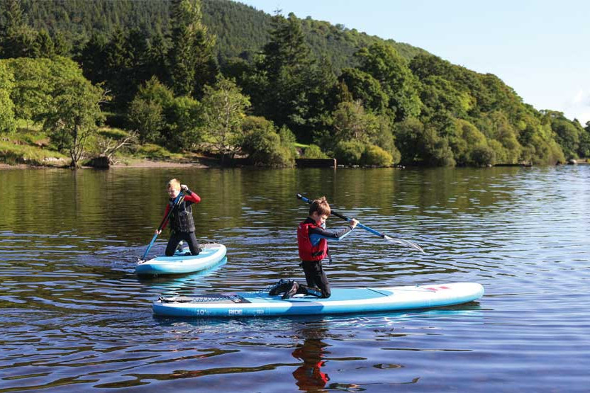Children SUPping on Ullswater