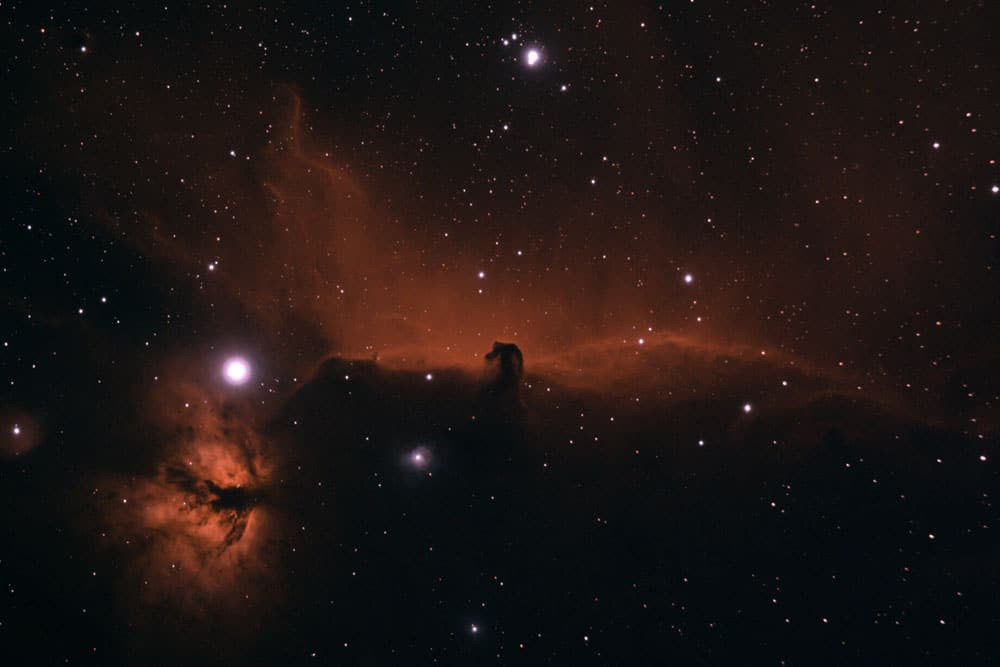 horse head flame nebulae