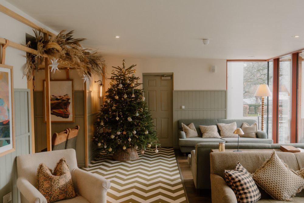 Christmas tree in The Living Space 