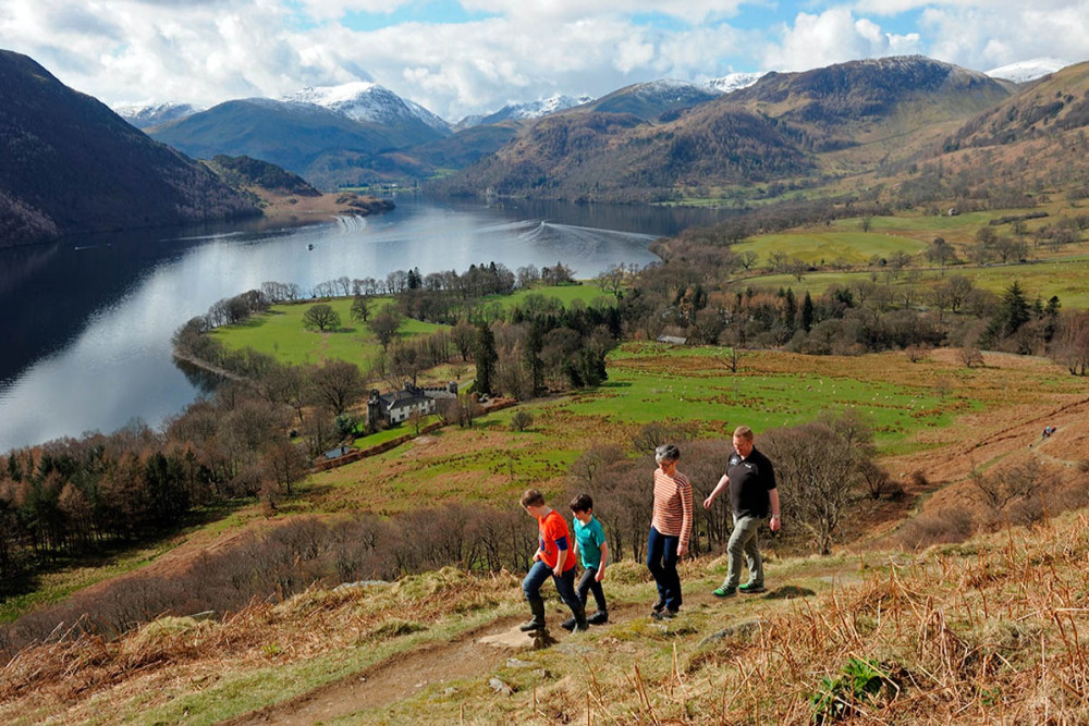 Walking the Ullswater Way at Gowbarrow