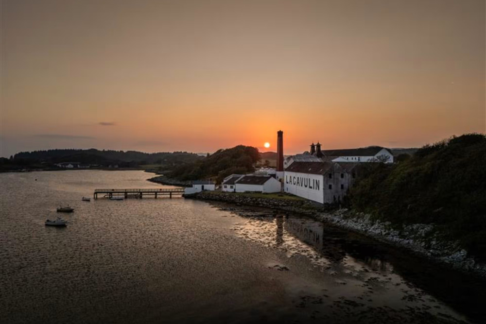 An image of a cask of whisky at Lagavulin