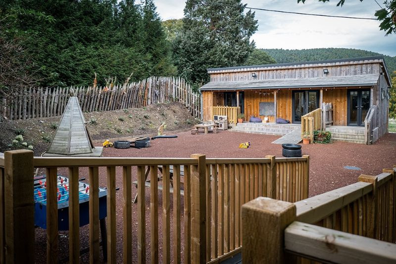Kids zone cabin at The Lake