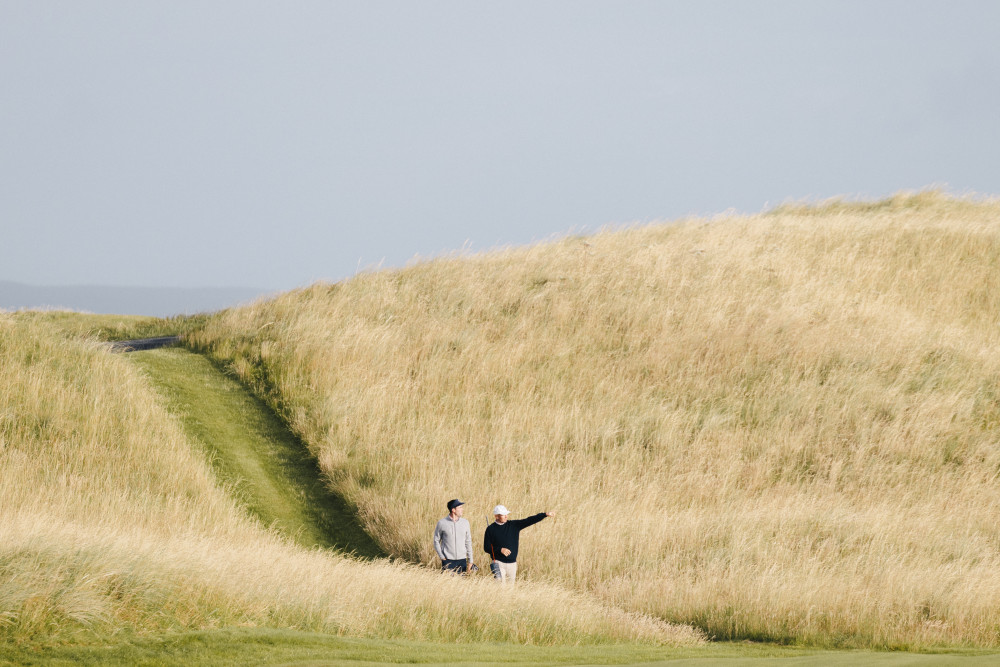 Low-lying greens at the old Machrie could flood in the winter